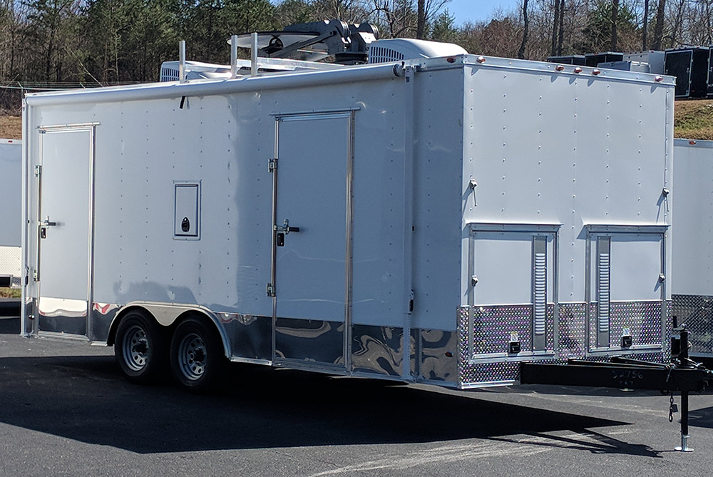 Mobile Communications Unit Finished Freedom Trailer