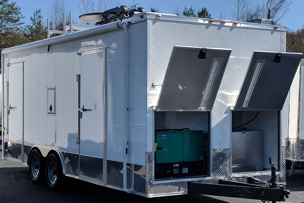 Mobile Communications Unit Finished Freedom Trailer